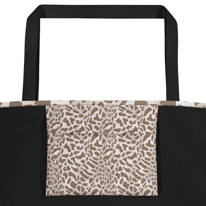 Cappuccino Giraffe Tote Bag product image (2)
