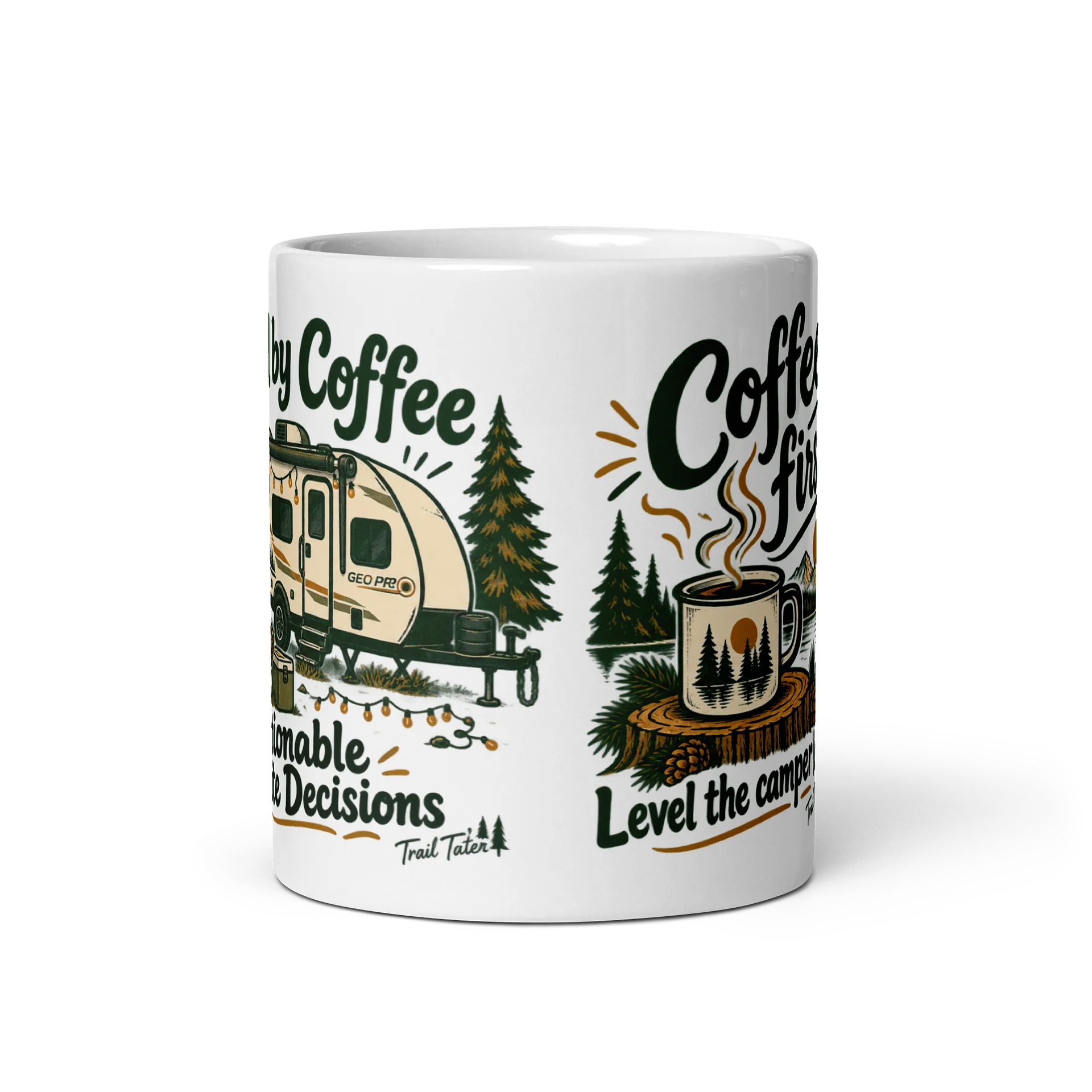 Trail Tater “Coffee First, Camp Later” Mug product image (5)