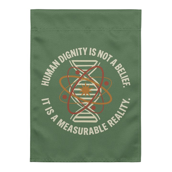 Human Dignity Garden Flag product image (1)