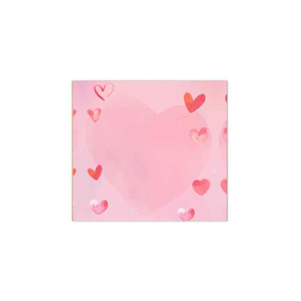 Pink Hearts Notepad product image (1)