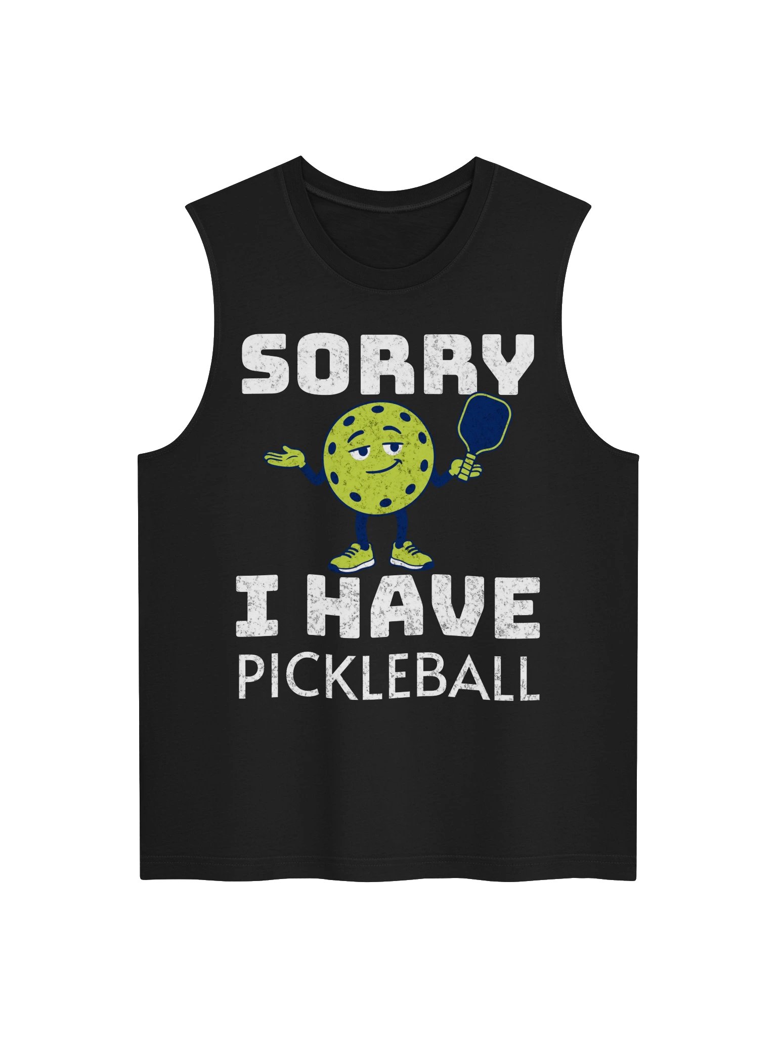 Sorry I Have Pickleball Funny Pickleball Tank Top product image (1)
