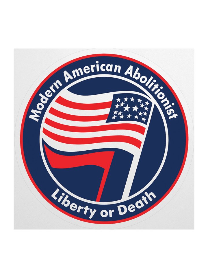 Modern American Abolitionist Sticker product image (1)