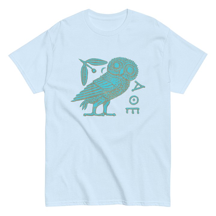 Athenian Owl Ancient Greek Coin Art 5th Century BC, T-Shirt product image (1)