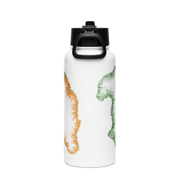 Flame Dragon Stainless Steel Water Bottle product image (2)