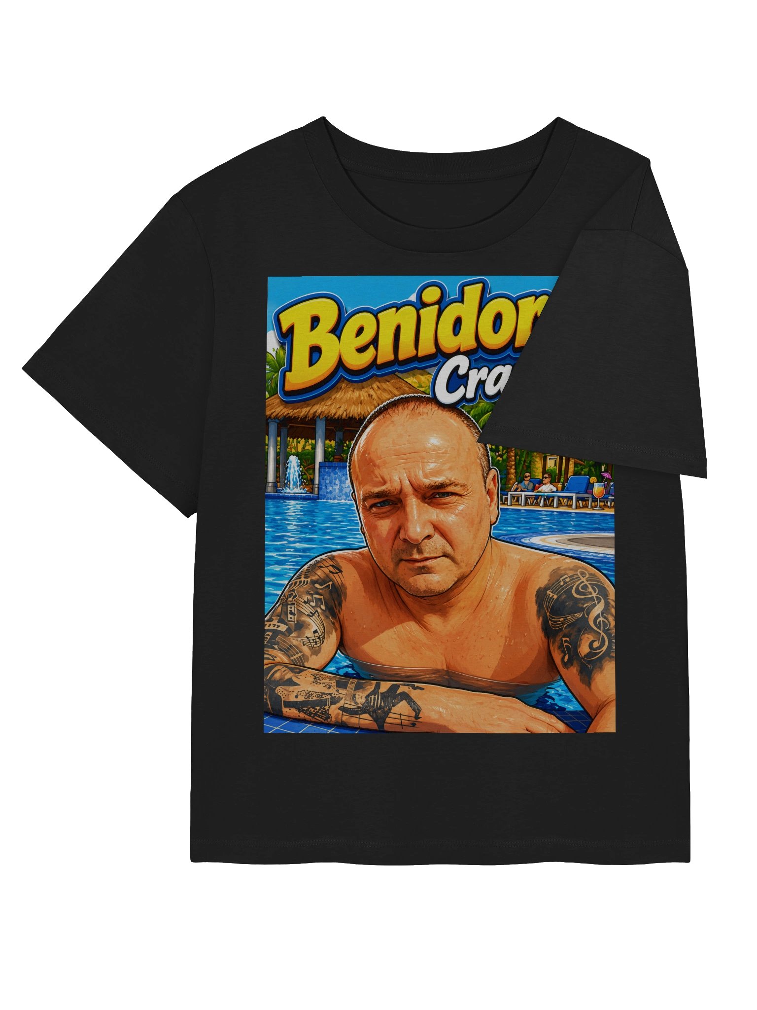 Benidorm Crazy E Poolside Tee Ladies product image (28)