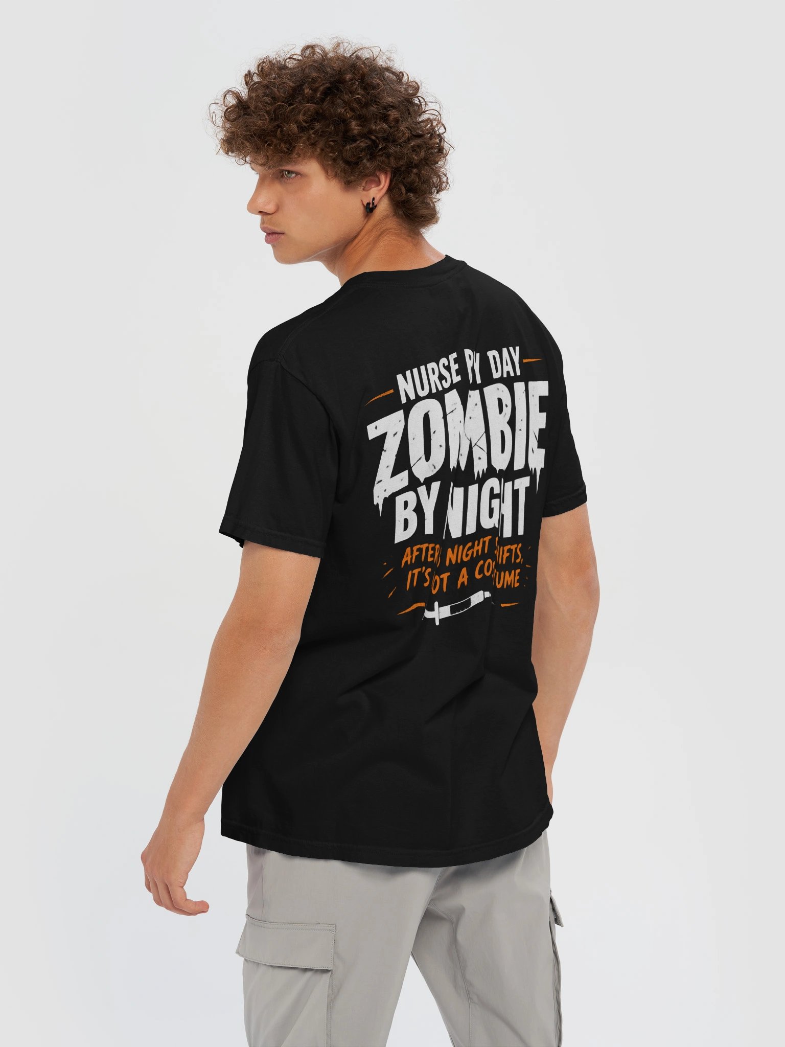 NURSE BY DAY ZOMBIE BY NIGHT T-shirt product image (7)