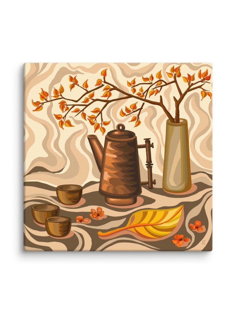 Autumn Harmony Canvas Art - Coffee Shop No. 3 product image (2)