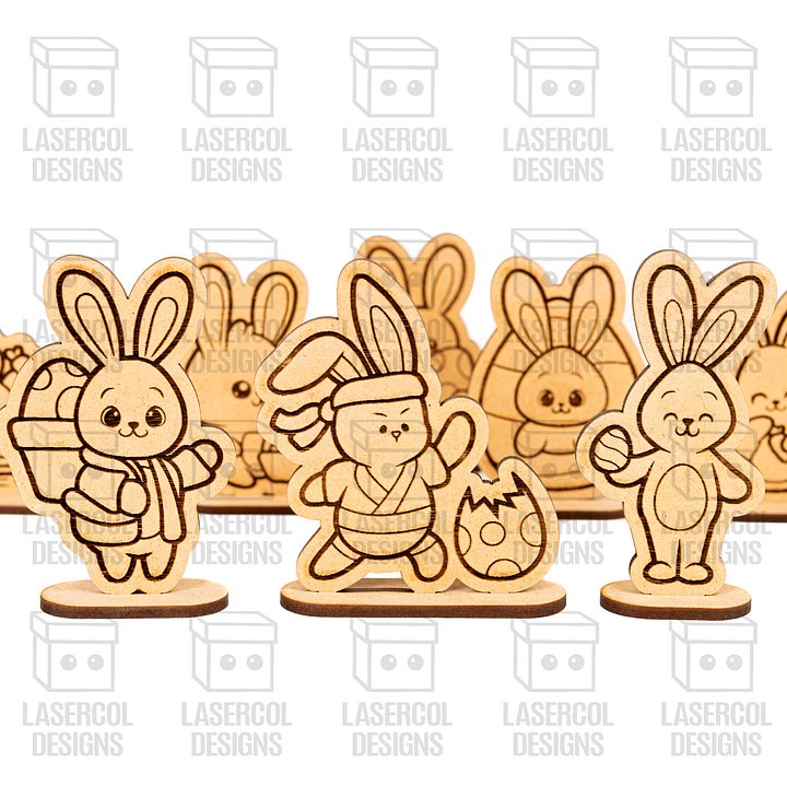 Easter Cutouts With Base Set 7 - Laser Cut Files product image (2)