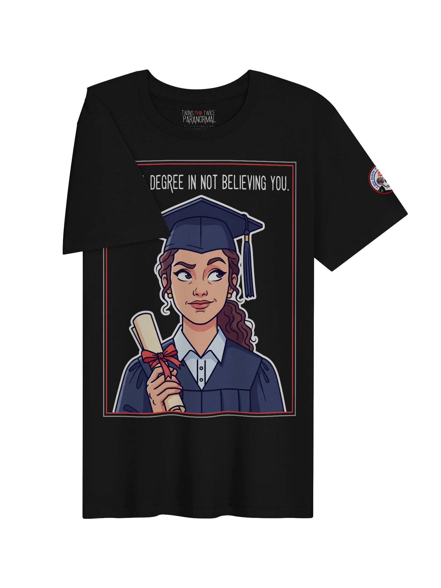 Skeptical Graduate Premium Tee product image (3)