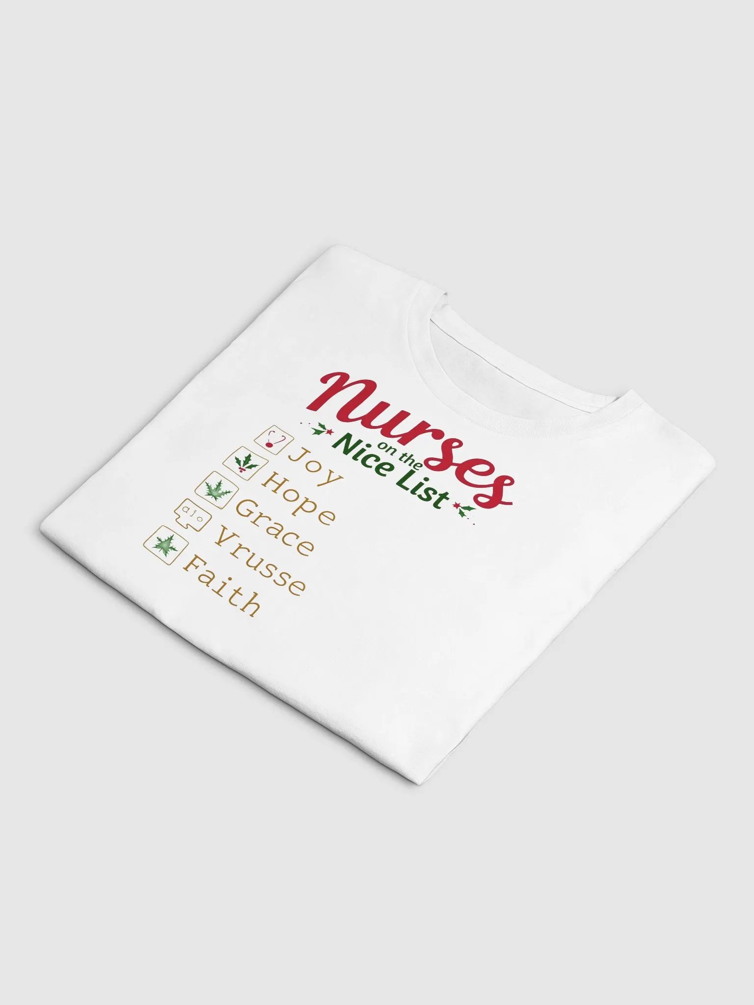 Nurses on the Nice List Crop Top product image (16)