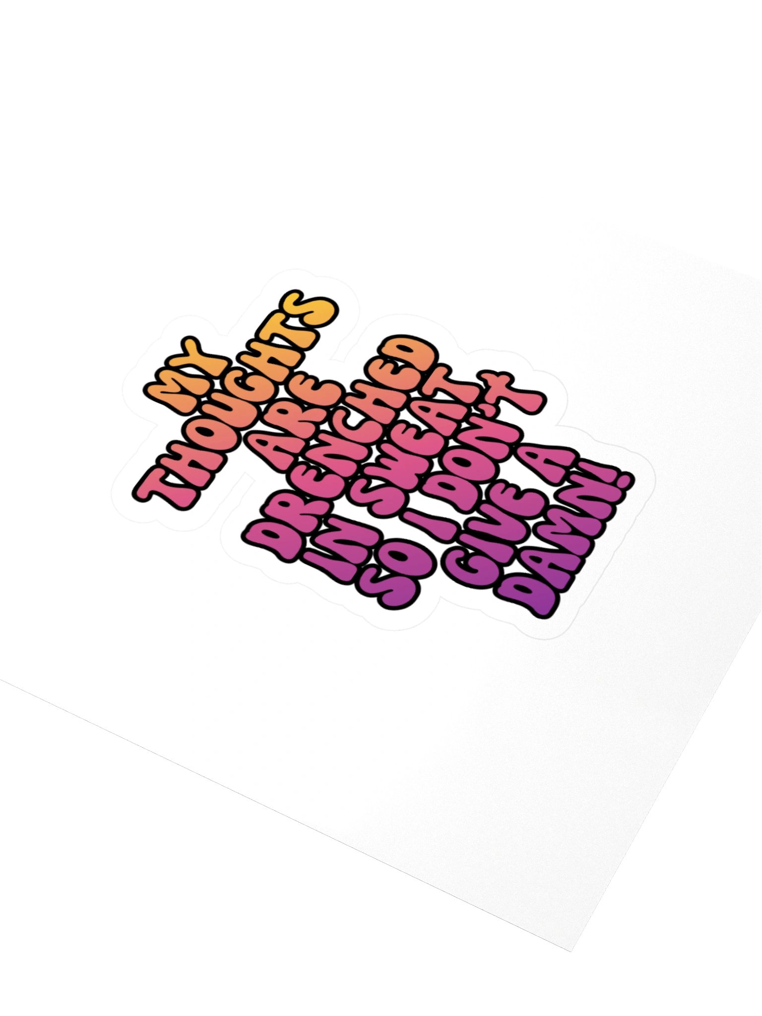 Menopause Chaos Kiss Cut 4"x4" Vinyl Sticker product image (3)