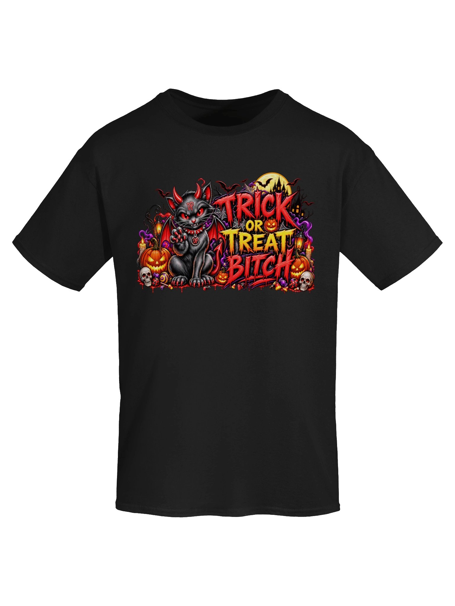 Scratch Trick or Treat Bitch Gildan Heavyweight T-Shirt product image (56)