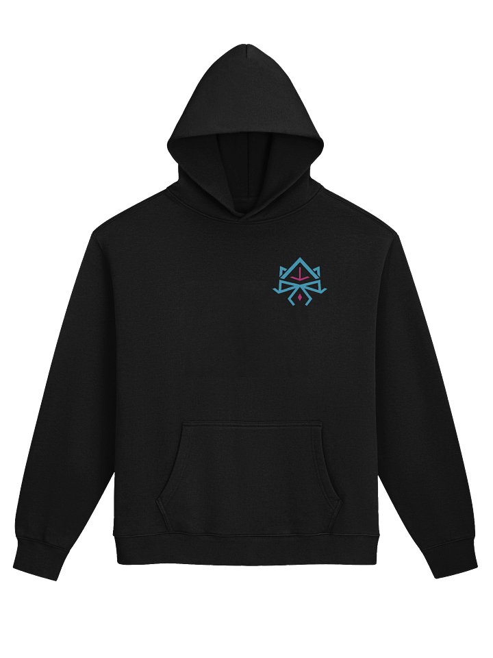 Arcadia Hoodie [Black; Blue Logo] product image (1)