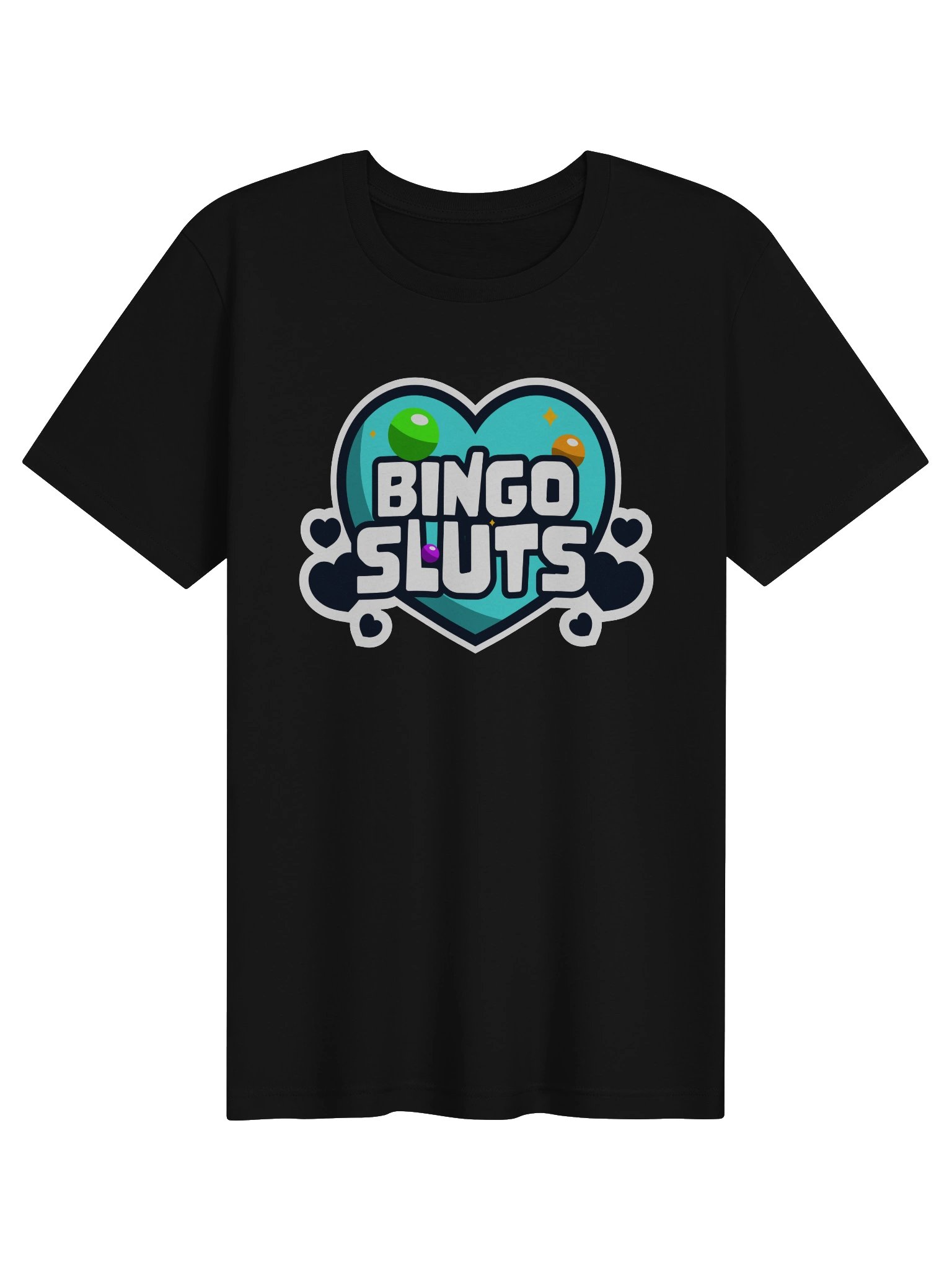 Bingo Sluts Neon Heart Logo Tee product image (2)