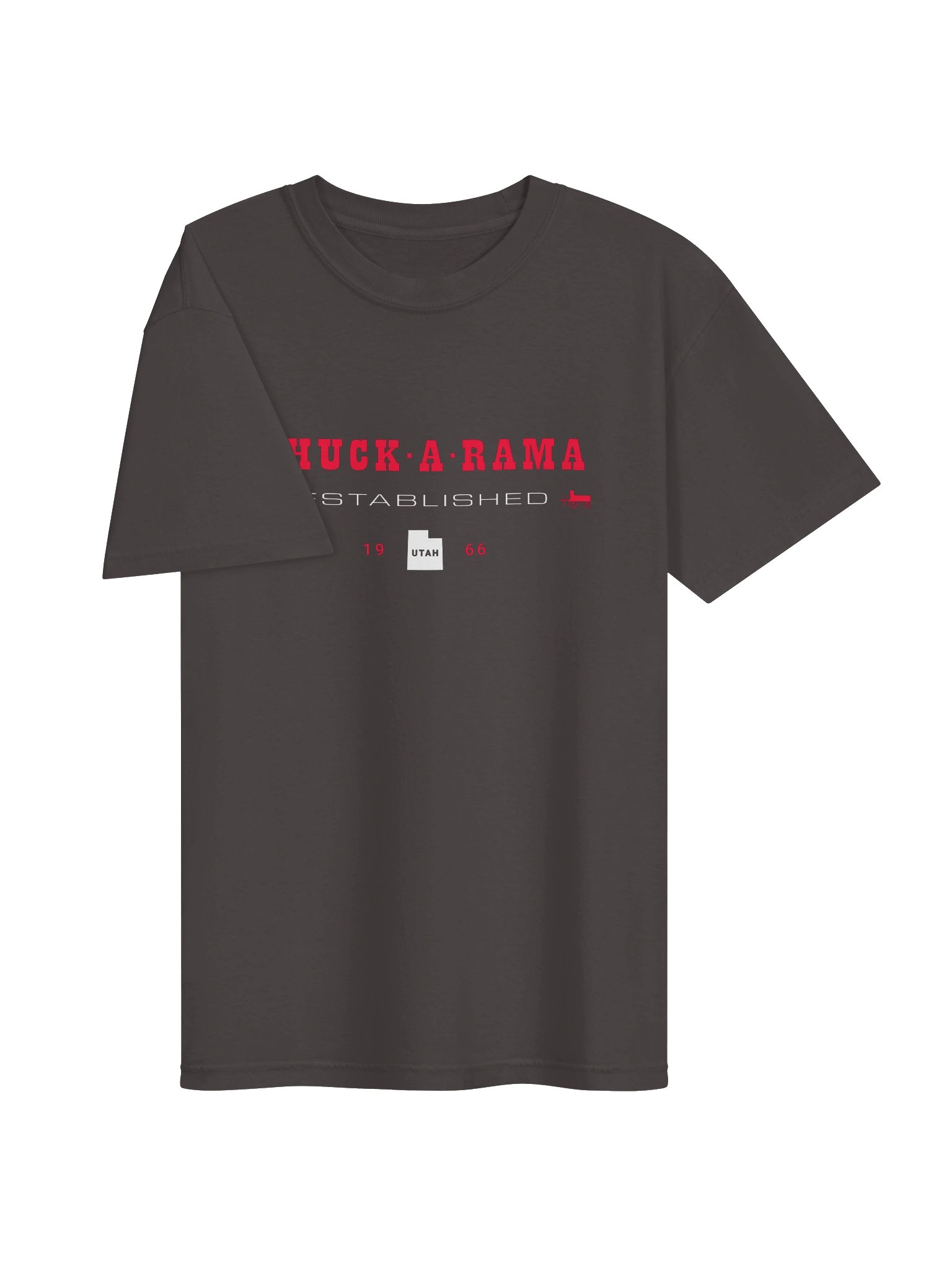 Utah Original Tee - Graphite & Red product image (3)