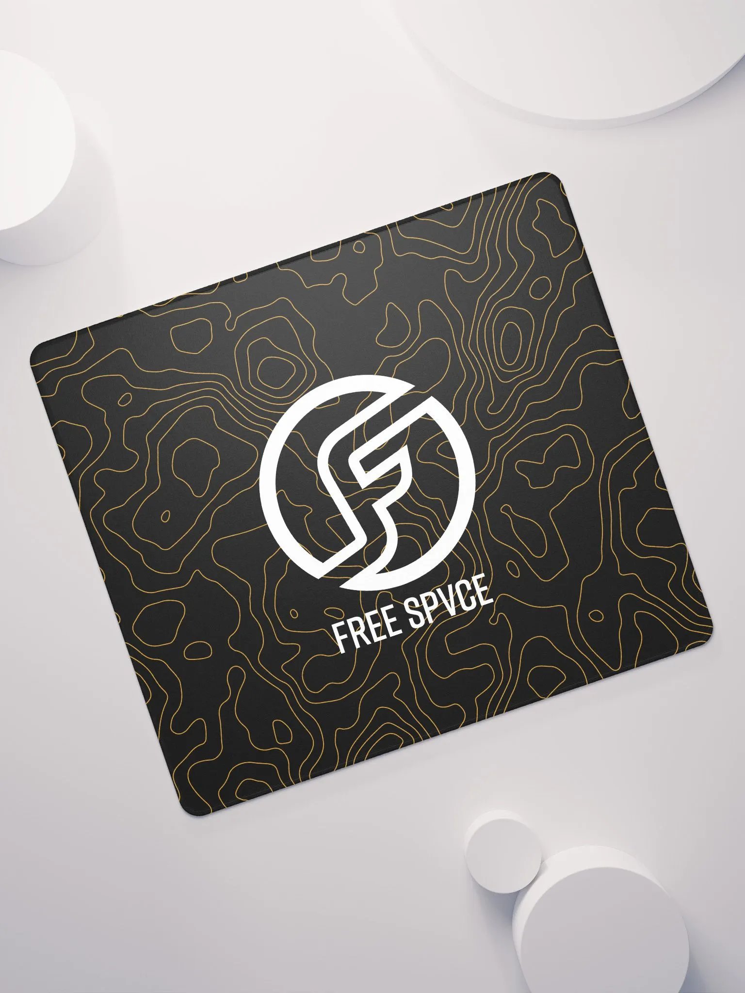 Topographic Black & Gold Mousepad product image (11)