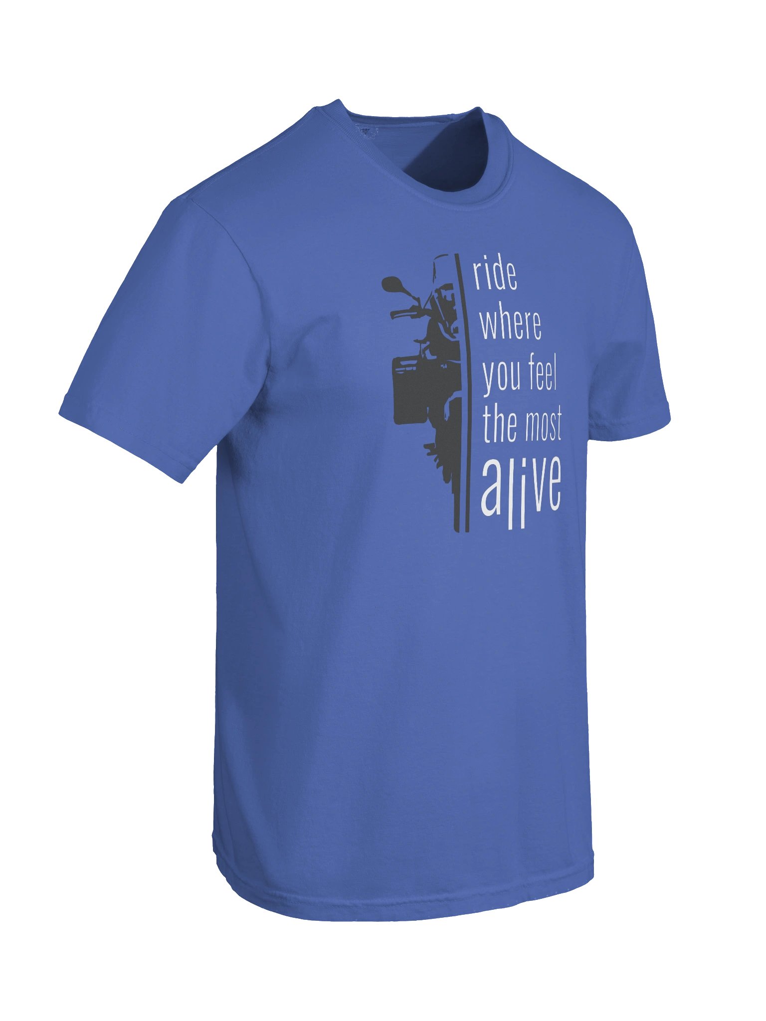 Ride where you feel the most Alive | Adventure Motorcycle T-Shirt product image (13)
