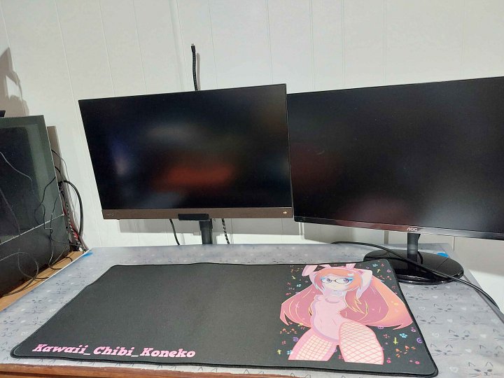 Trippy Koneko Desk Mat (Right Side) product image (1)