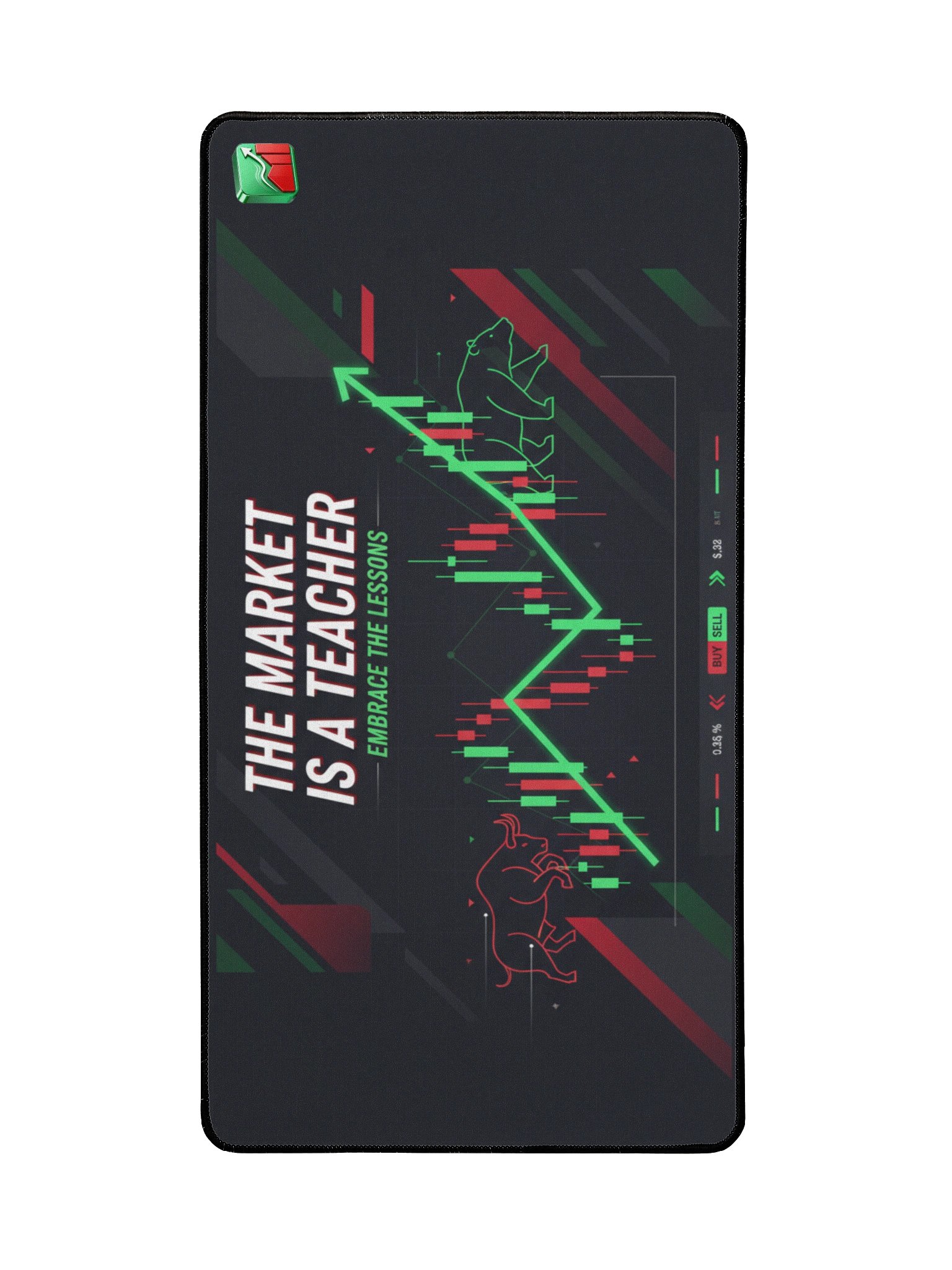 Deskmat "The market is a teacher" product image (4)