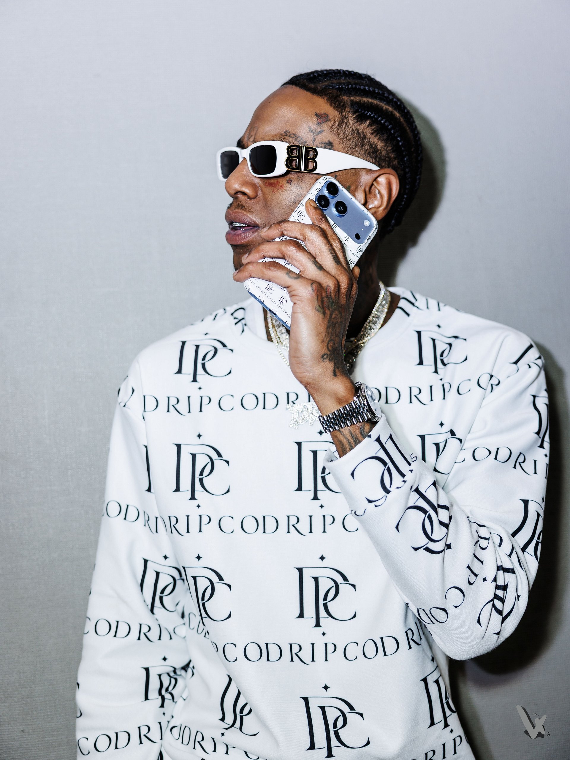 White DRIPCO Monogram Sweatshirt product image (1)