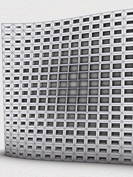 Parametric Architectural Pattern Design Grasshopper Rhino Files Download product image (2)