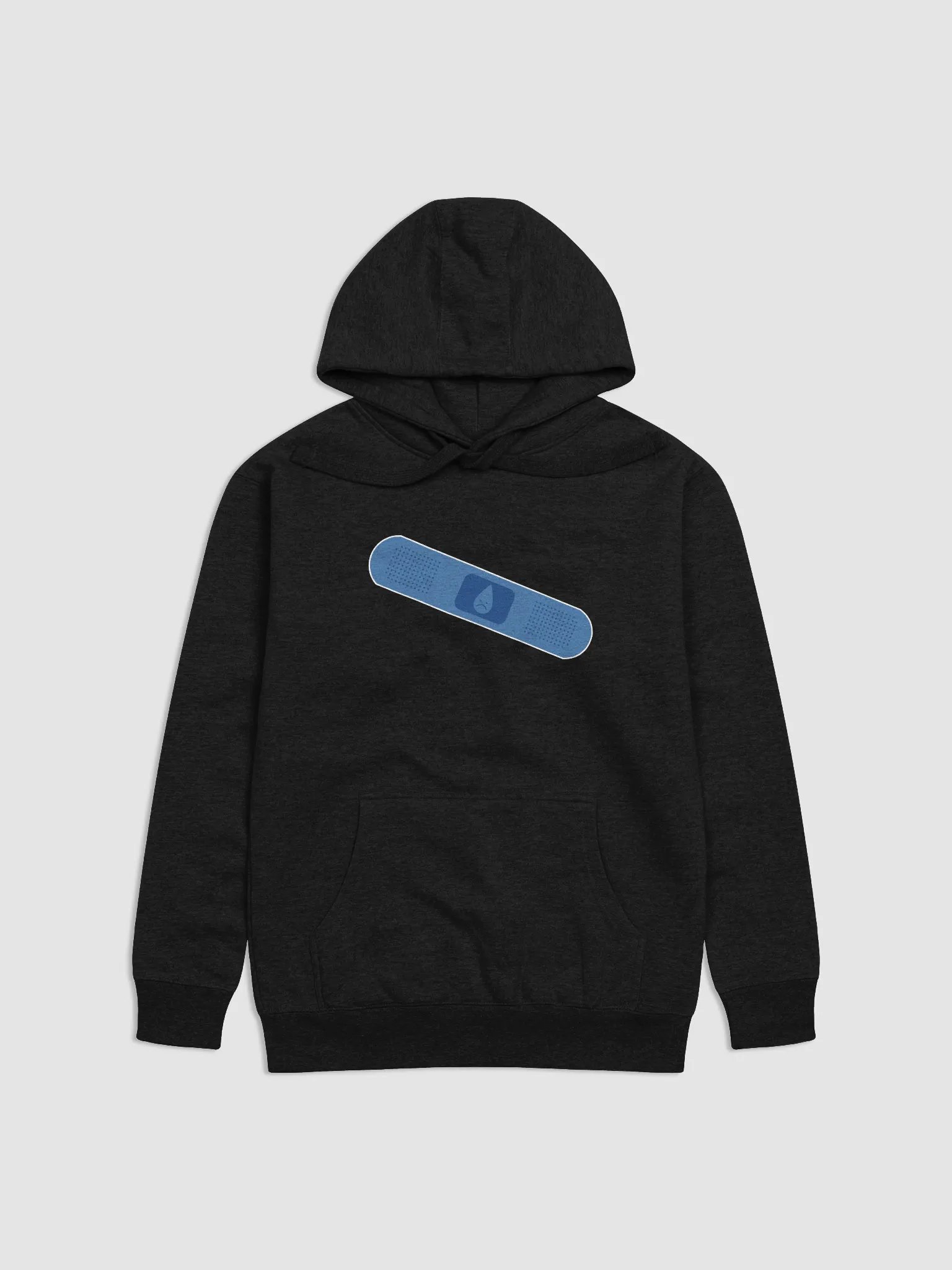 Severance Lumon Band-Aid Hoodie – Unisex Fleece Hoodie for Sci-Fi Thriller Fans product image (1)