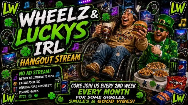 Join me and @turbowheelz95 for our IRL HANGOUT stream Twitch a month, don’t know what days tho but will update everyone on that!! #bestiesforever #luckyl3pr3chaun #twitch #streamer #goodvibesonly streaming on @Twitch, @KICK & @YouTube 