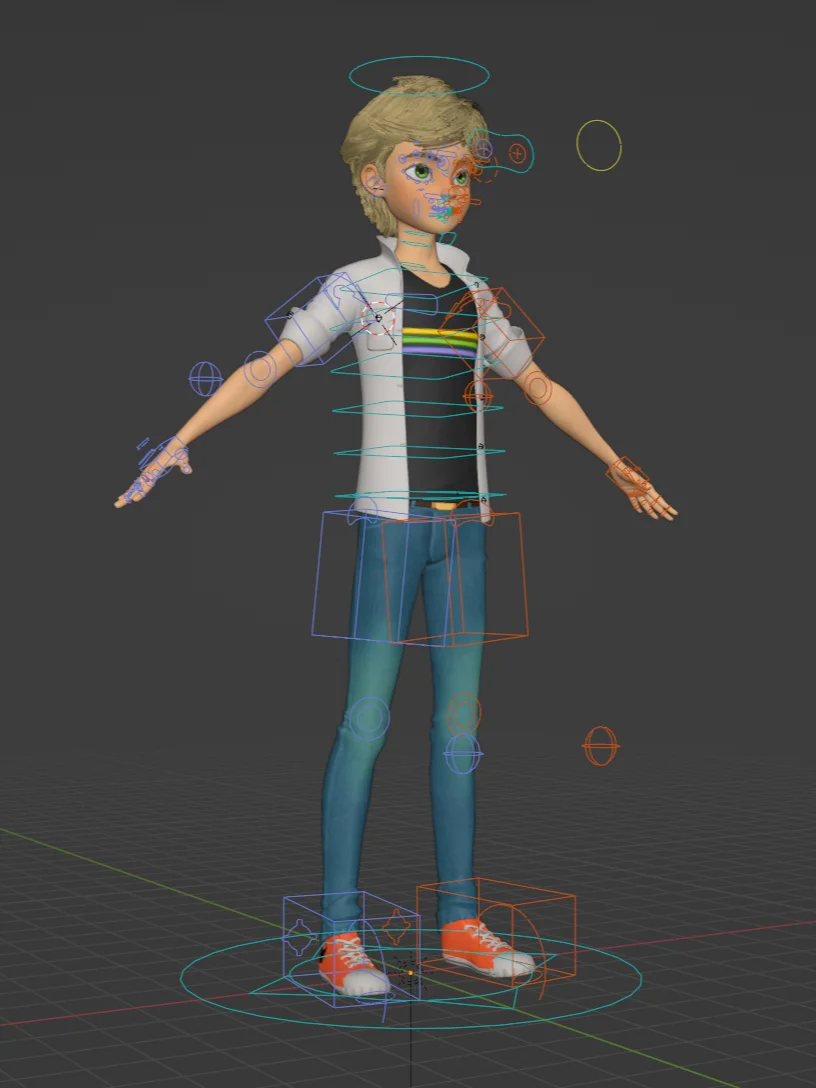 [.blend] Adrien Agreste - Blender Character Rig product image (6)