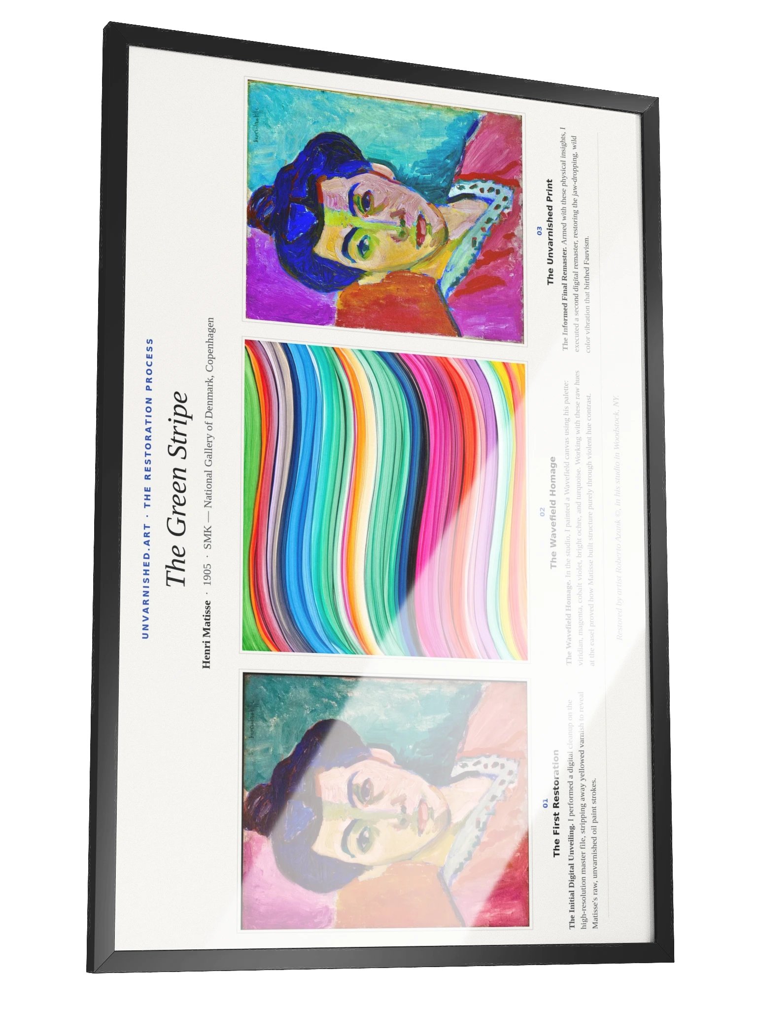 The Green Stripe — Framed Process Poster product image (2)