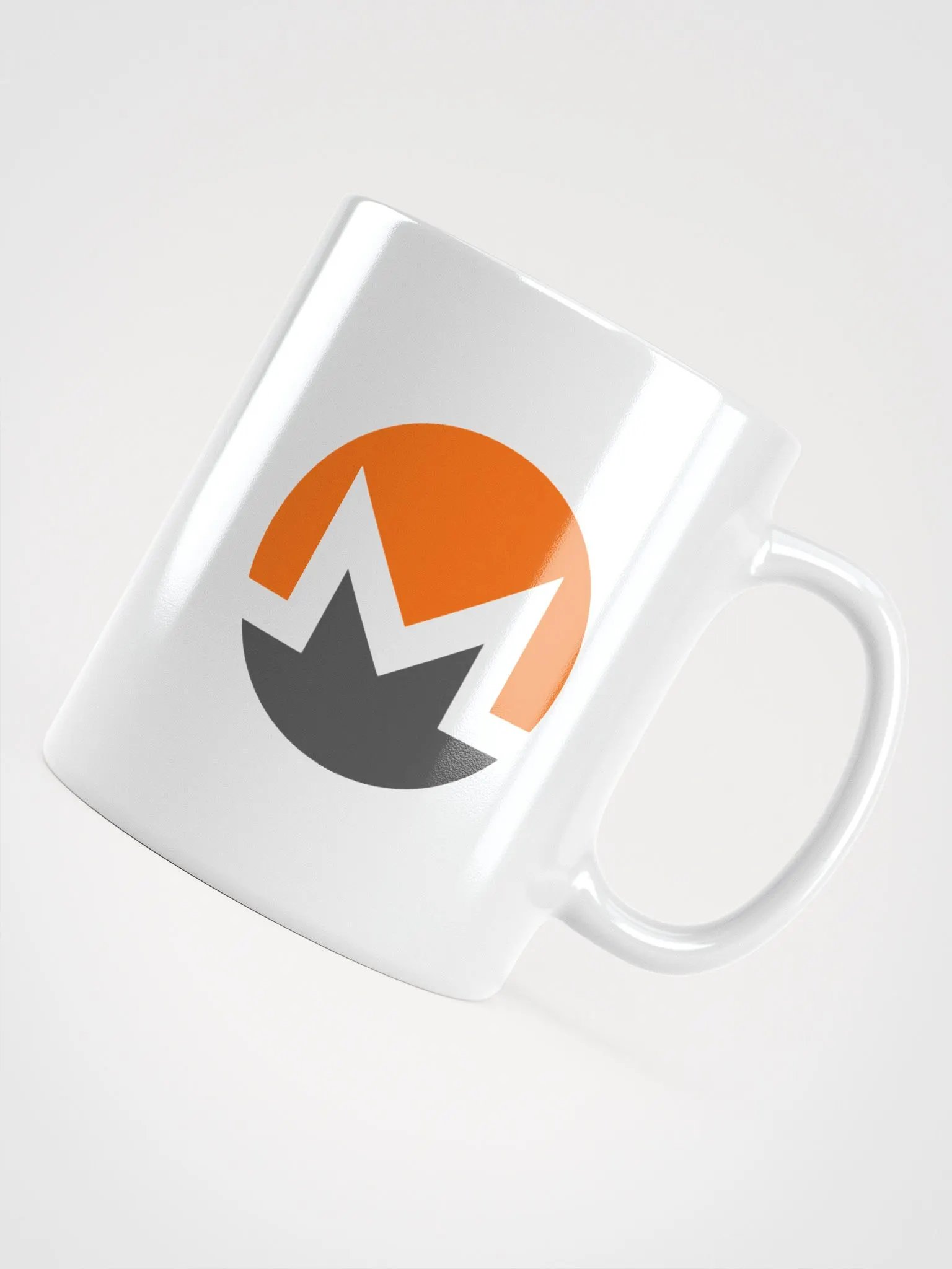 Monero White Glossy Mug product image (4)