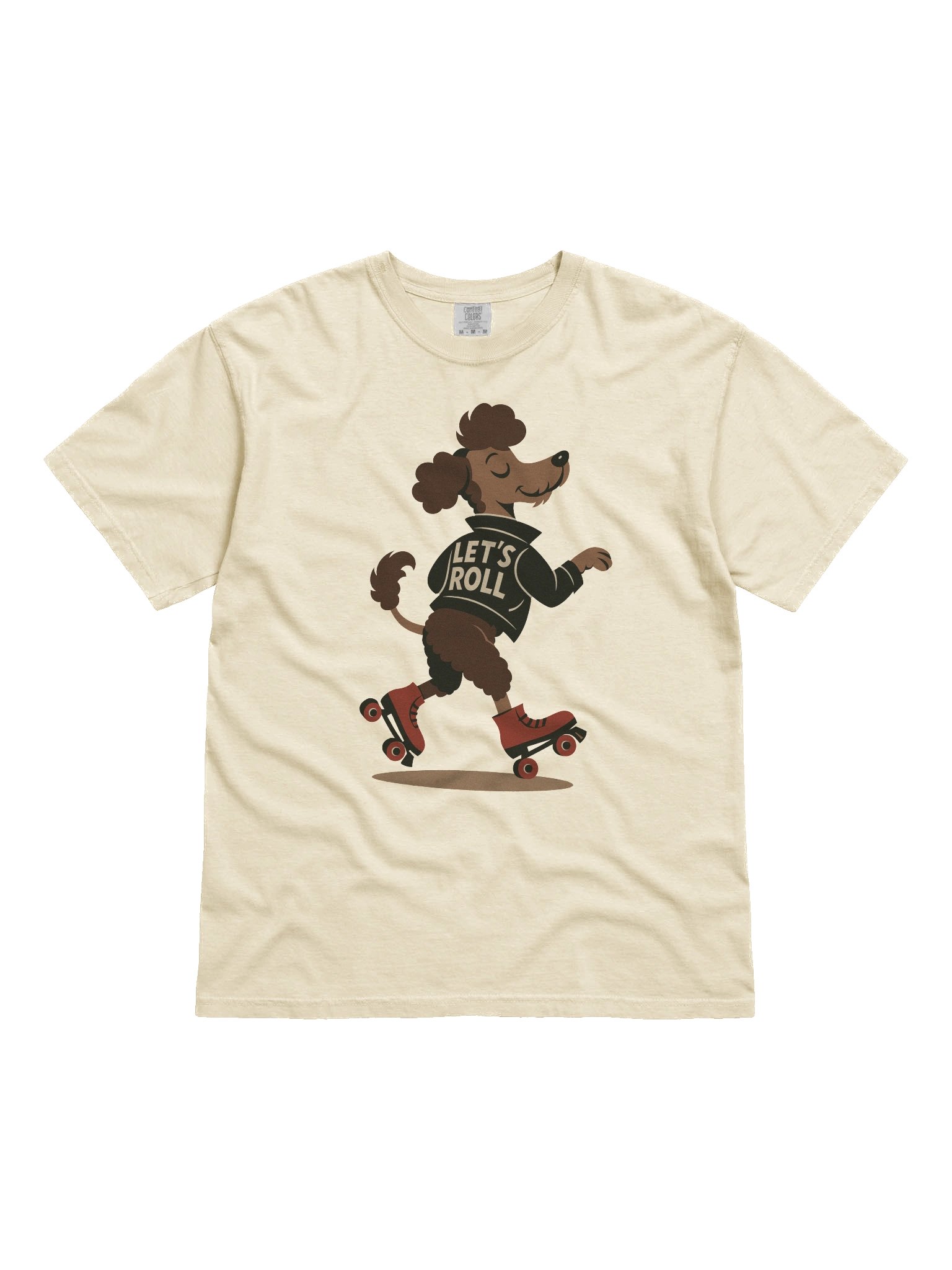 Let's Roll Retro Rollerskating Poodle product image (3)