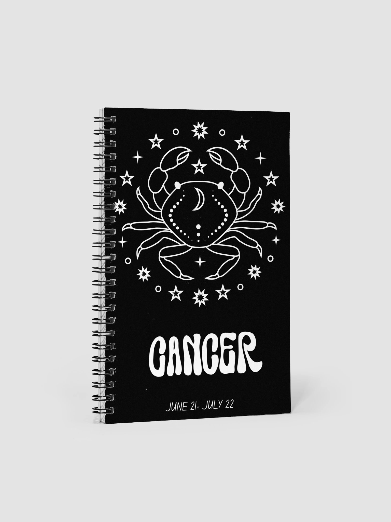 Cancer Zodiac Spiral Notebook product image (1)