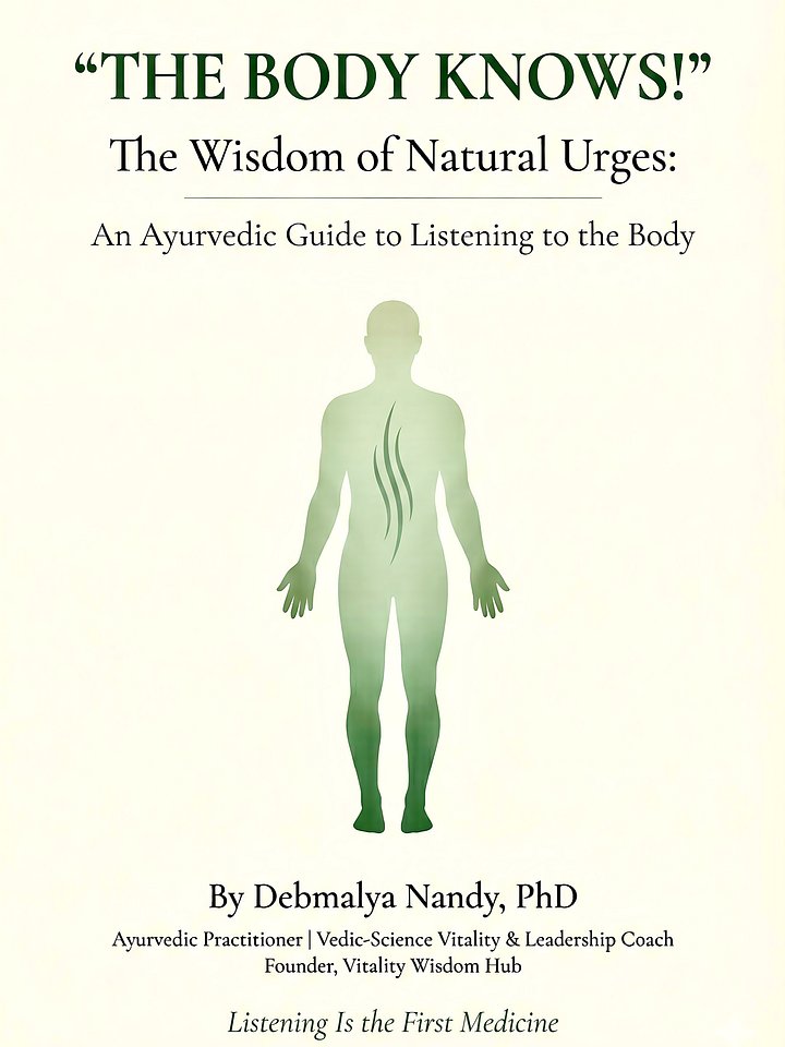 The Wisdom of Natural Urges An Ayurvedic Guide to Listening to the Body by Debmalya Nandy, PhD product image (2)