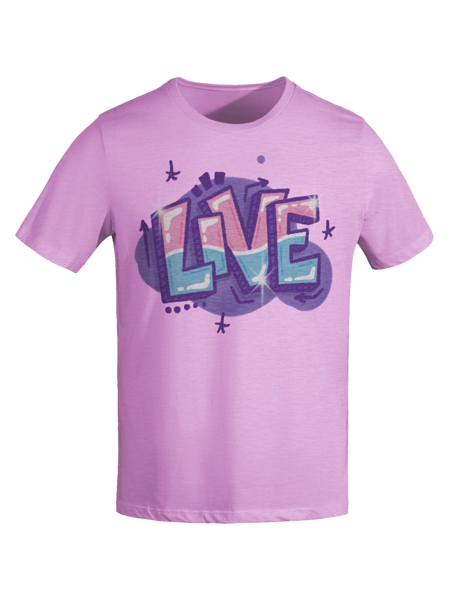 "LIVE" - Kawaiifiti Style - Women's Relaxed-fit T-Shirt (Light) product image (28)