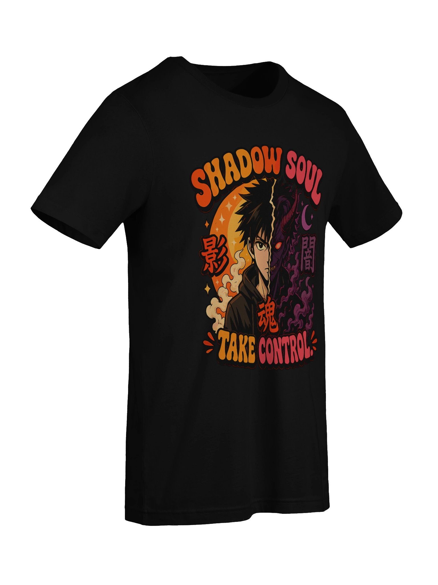 Shadow Soul Take Control Anime Graphic Tees product image (9)