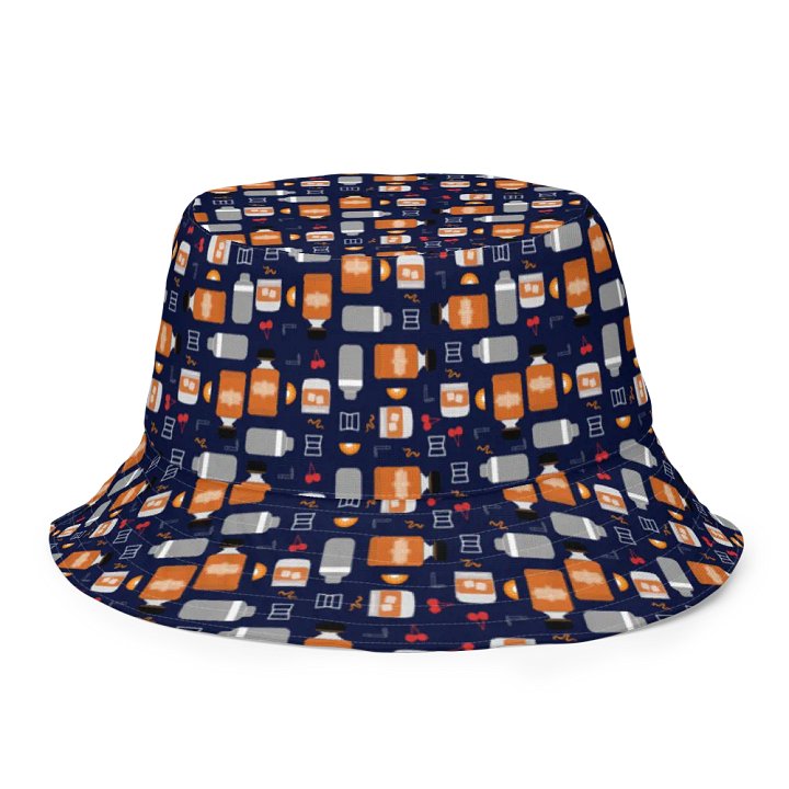Bourbon Pattern Reversible Bucket Hat product image (2)
