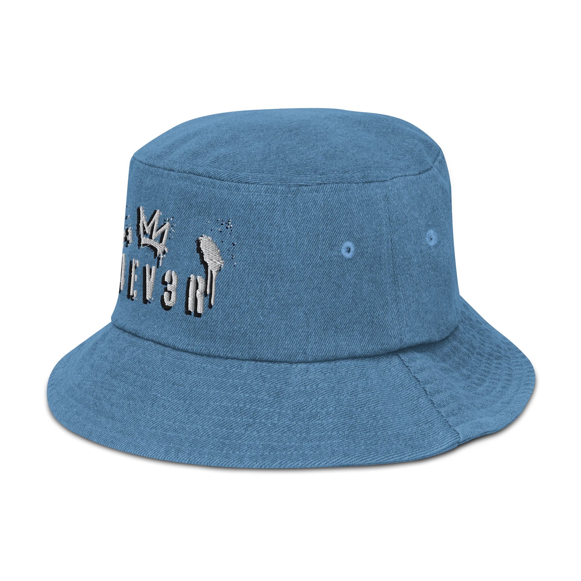 "Crowned 4EV3R" Denim Hat - Womens product image (4)