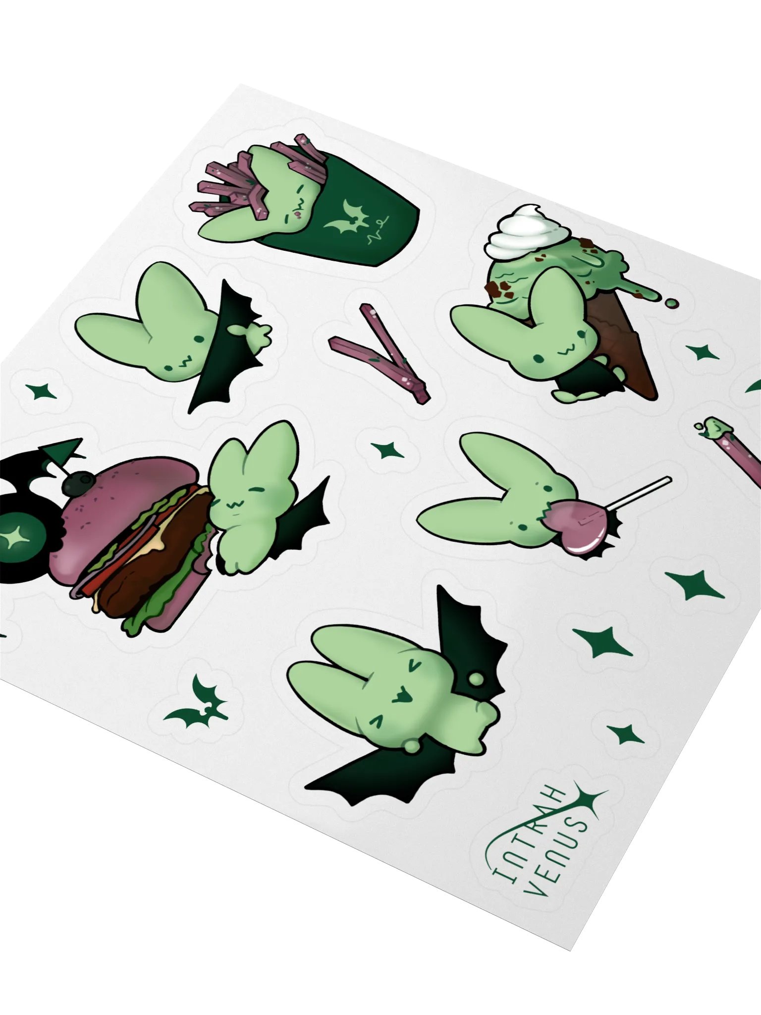"Fast Food Frenzy" Sticker Sheet ✧ MINT product image (4)