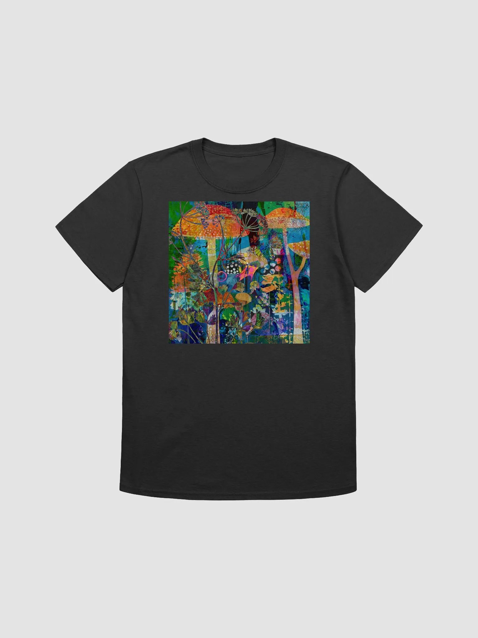 'Hidden' by Edward Martin Mixed Media Collage -Whimsical Wonderland T-Shirt product image (1)