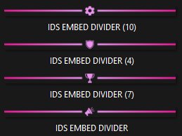 Pinkie Embed Divider Bars product image (1)