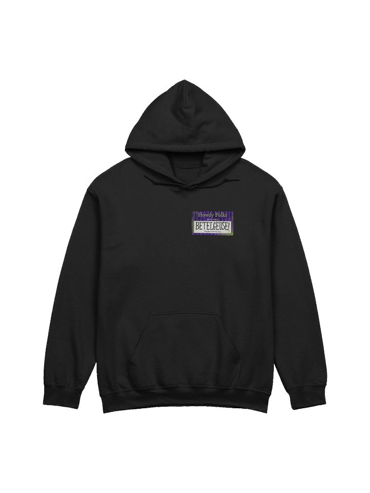 [UM Designs] My Name Is - Unisex Pullover Graphic Hoodie [black letters] product image (1)