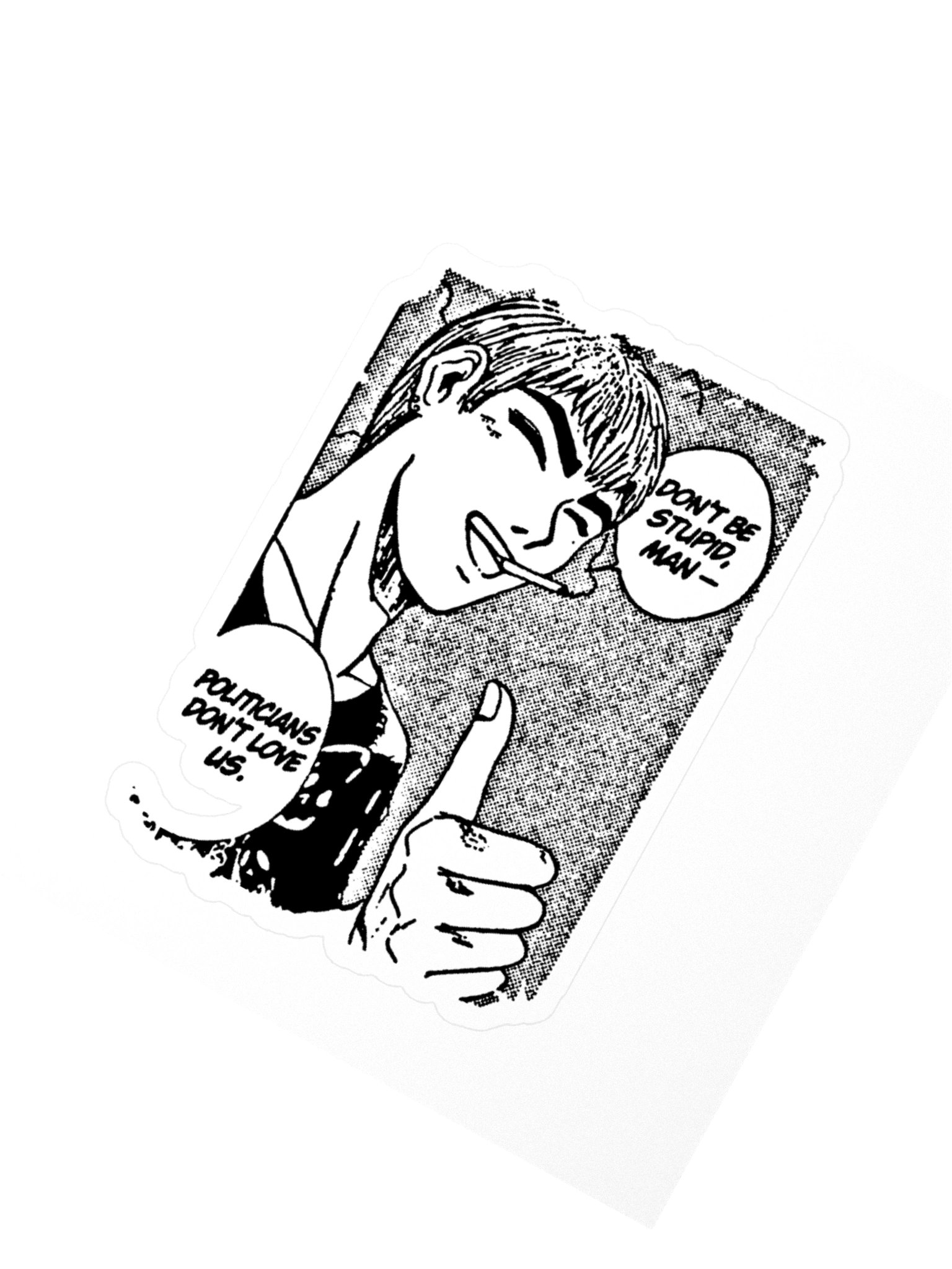 DON'T BE STUPID ! STICKERS product image (2)