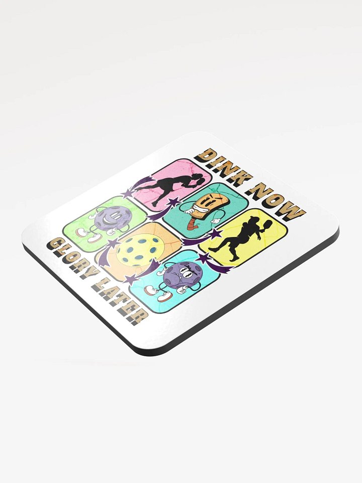 Dink Now Glory Later Pickleball Playful Party Coasters product image (2)