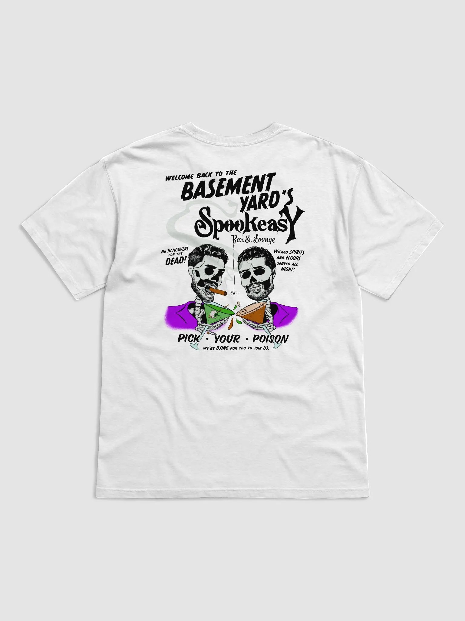 The Spookeasy Bar & Lounge Tee (White) product image (3)