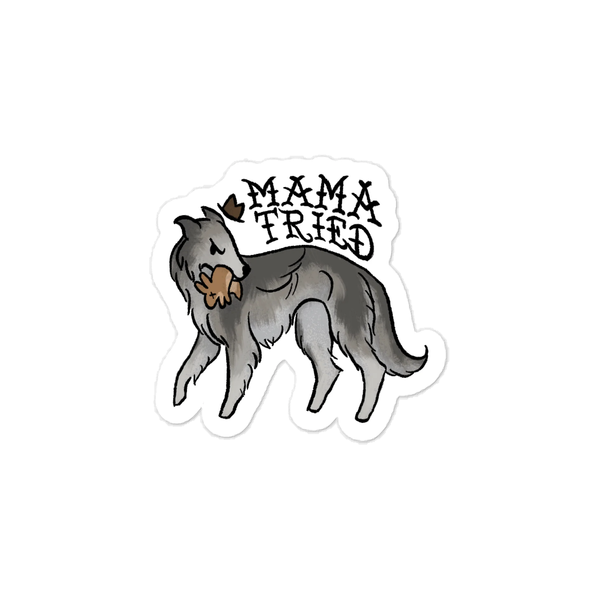 Mama Tried Sticker - Chinchilla product image (1)