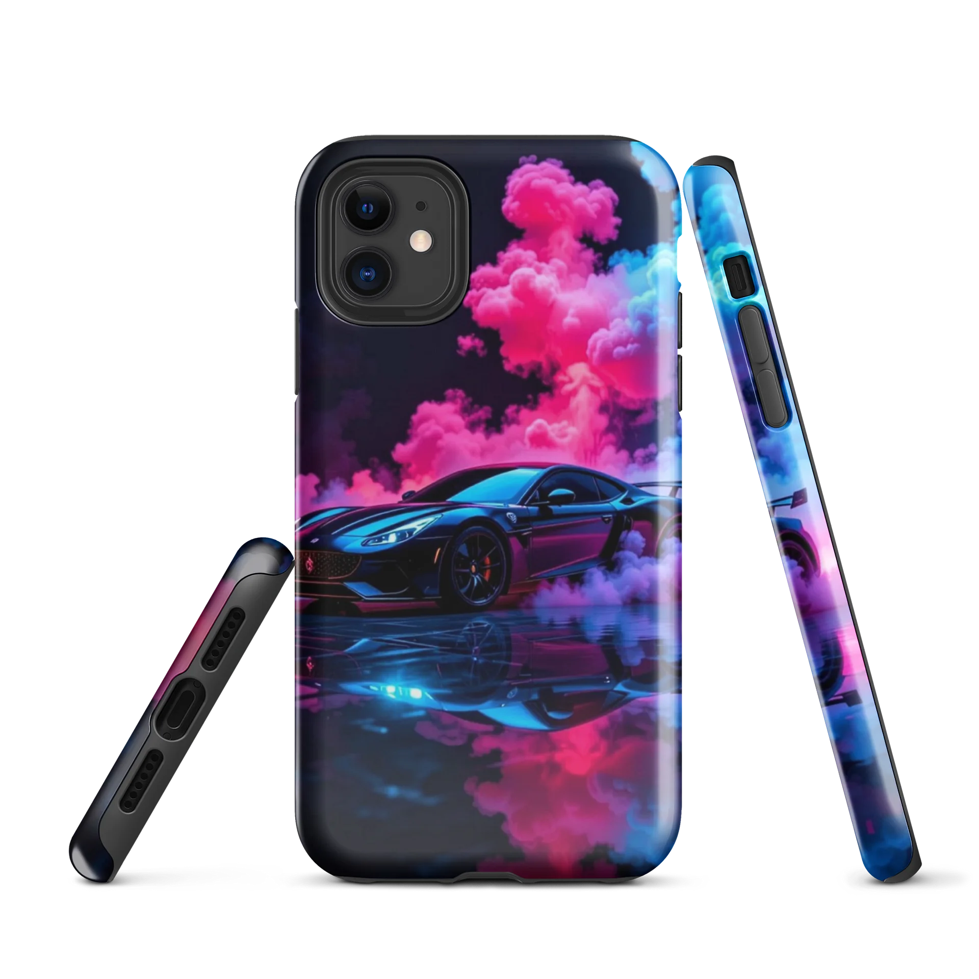 Neon Drift Tough iPhone Case product image (1)