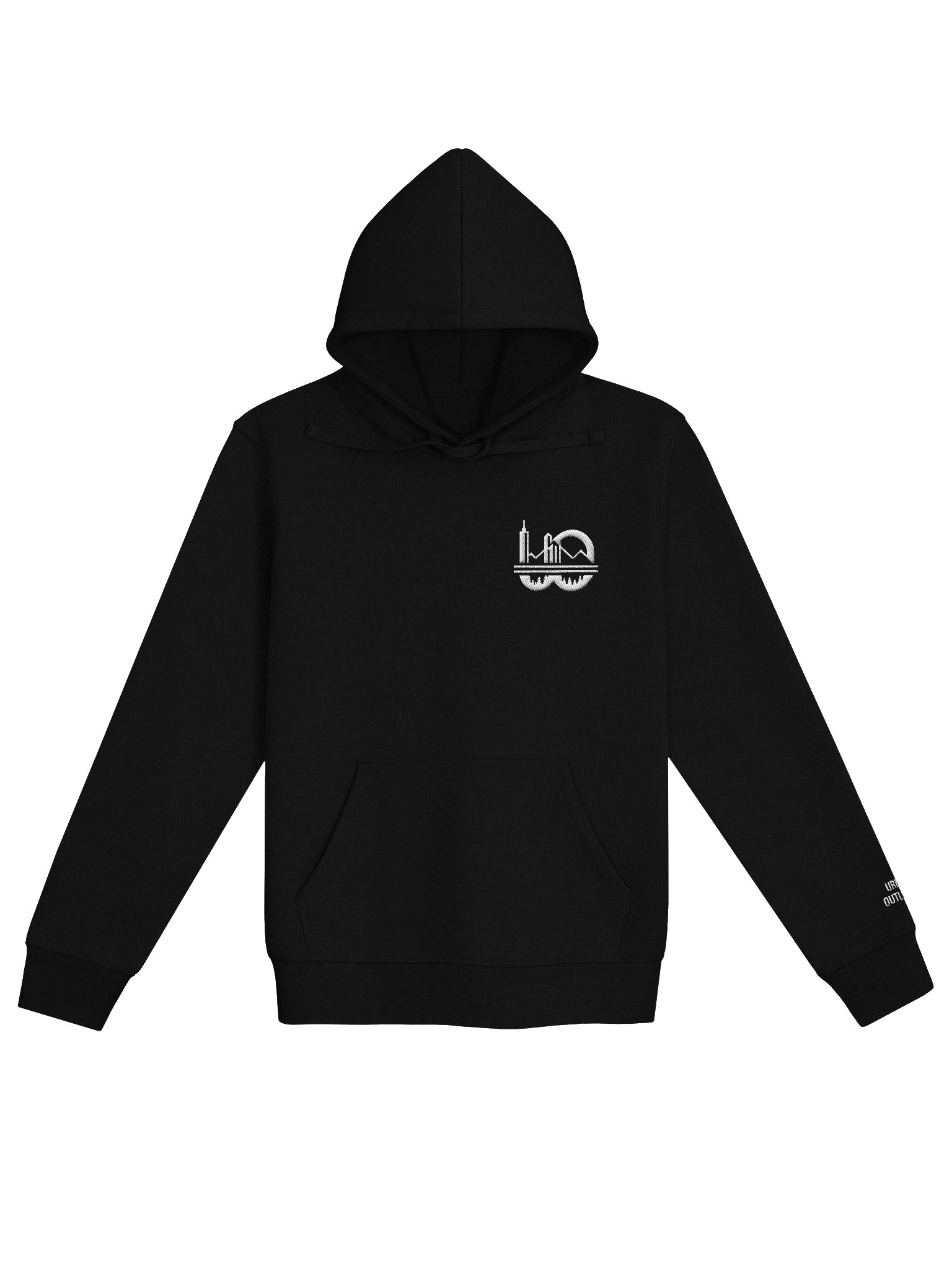The Skyline Hoodie | Organic Cotton | Black product image (1)