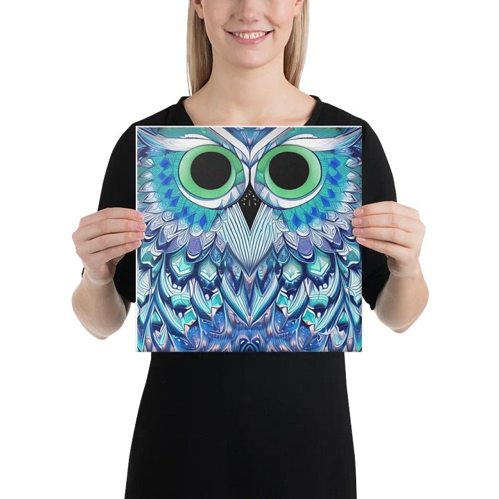 Fantasy Fractal Owl Art - v2 product image (2)