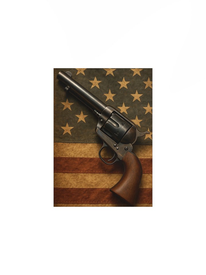 Poster “Colt & Drapeau Américain” product image (3)