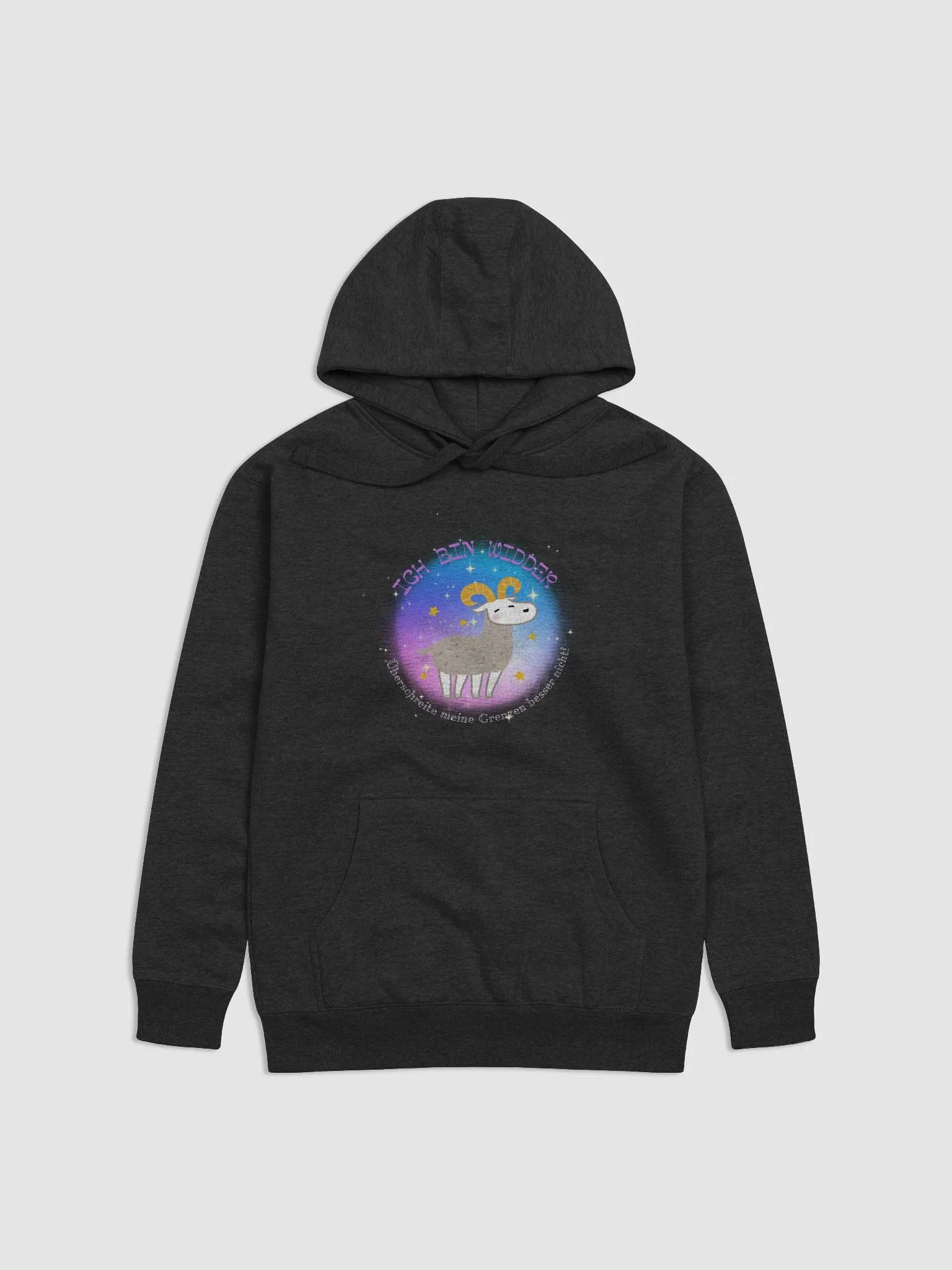 Ich bin Widder Hoodie Kaputzenpullover product image (1)